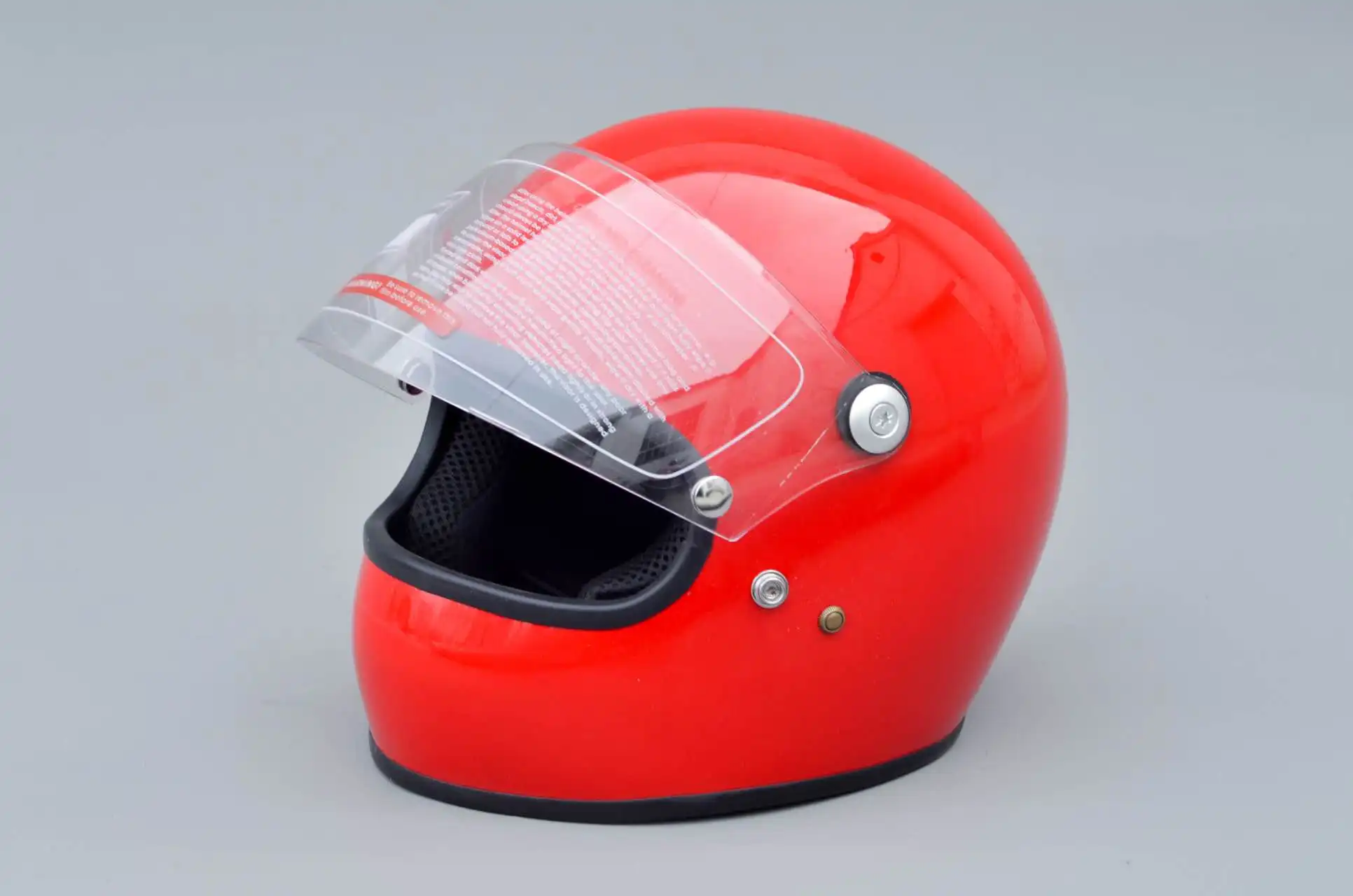 خوذة كلاسيكية عالية القوة من الألياف الزجاجية لكامل الوجه للدراجات النارية وخوذات حماية للدراجات النارية #3