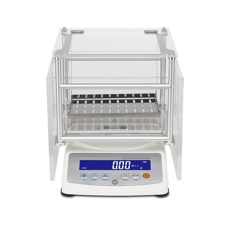 

Factory Wholesale Gold Density Meter Silver Jewelry Density Tester Gold Purity Analyzer Precious Metal High Capacity 0.001g/cm3