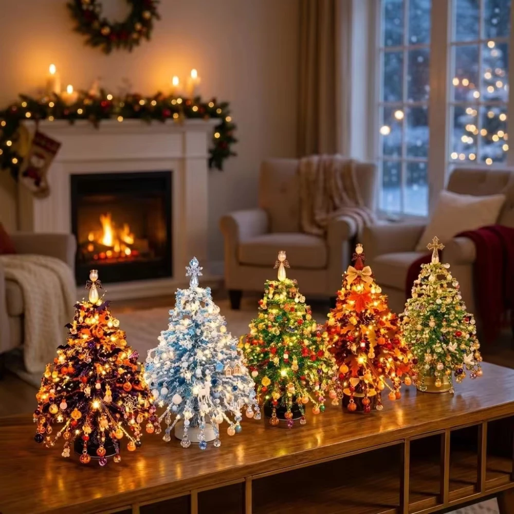 El Yapımı Boncuklu Örgü Noel A - Lighting Tree Decor incelemesi ve fiyatı