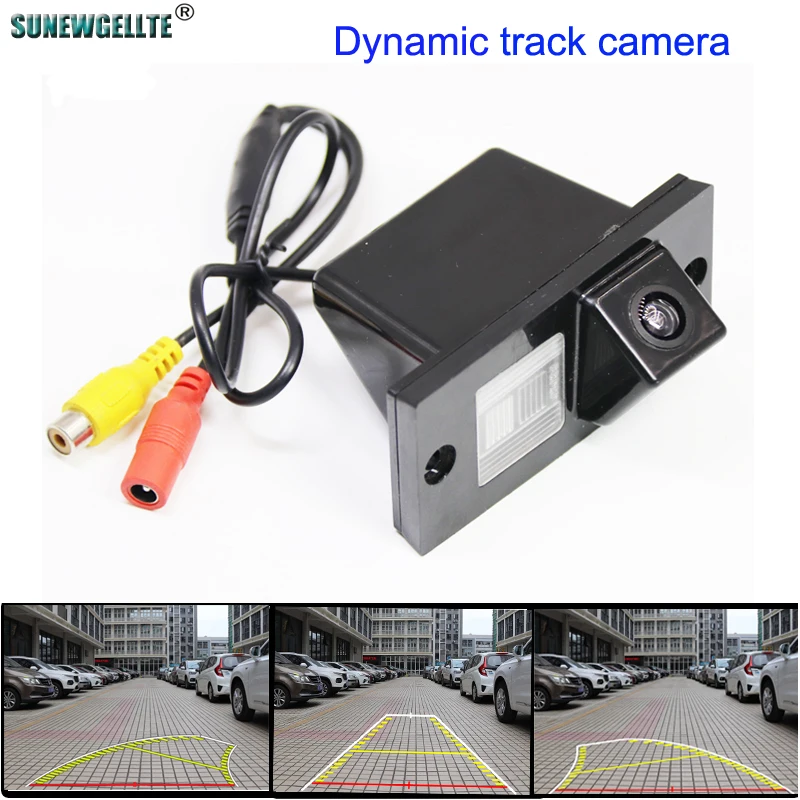 4089T HD Dynamic Trajectory Parking Line Car Backup Rear View Camera For Hyundai H1 H12 H300 H100 Grand Starex iLOAD