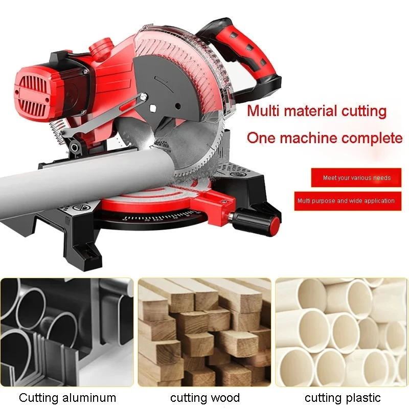 Multifunctional Circular Saw 45 Degree Cutting Miter Sawing Aluminum Machine Wood Cutting Machine Multi-Angle Cutting Machine