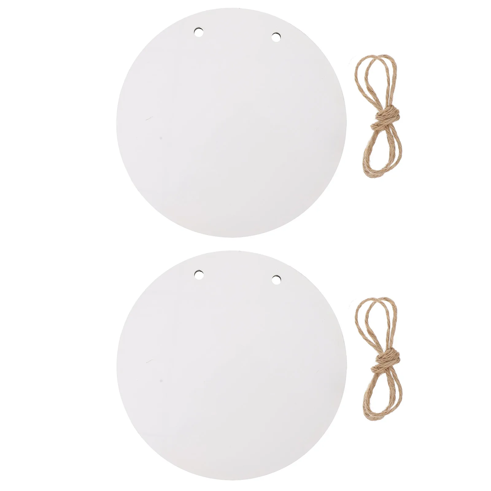 

2pcs Wooden Hanging Plaques Blank Sublimation Signs For Diy Craft Heat Transfer Wood Plaques Seasonal Home Door Wall Decor Party