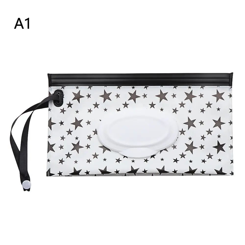 

Fashion Cute Portable Carrying Case Flip Cover Product Tissue Box Cosmetic Pouch Stroller Accessories Wet Wipes Bag