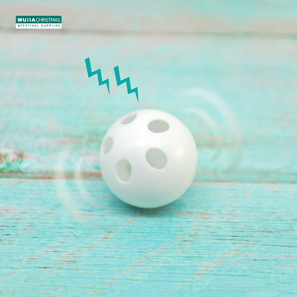 30/50/100pcs Plastic Rattle Bell Balls Noise Generator DIY Sew in Various Squeaker Replace Fix Plush Dog Pet Baby Toys Supplies