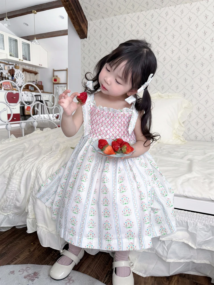 summer-new-petit-nez-handmade-embroidery-floral-wall-girls'-strap-dr-set-cotton-princ-sle-ort-sve-dres