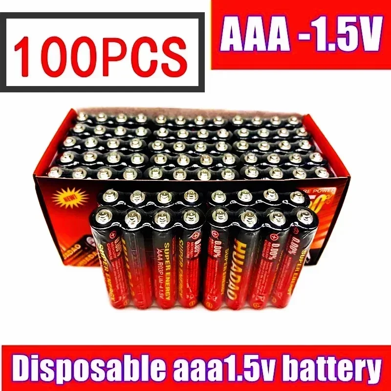 100PCS Battery NEW 1.5V AAA Disposable Alkaline Dry  for Led Light Toy Mp3 Camera Flash Razor CD PlayerWirelessMouseKeyboard