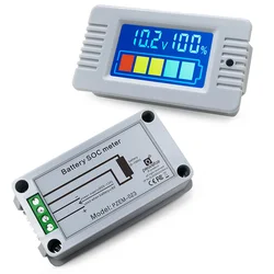 Oltmeter batteria 0-100v Display colorato Tester batteria litio 18650 SOC Meter 12V 24V 48V 72V Automotive Car voltmetro DC