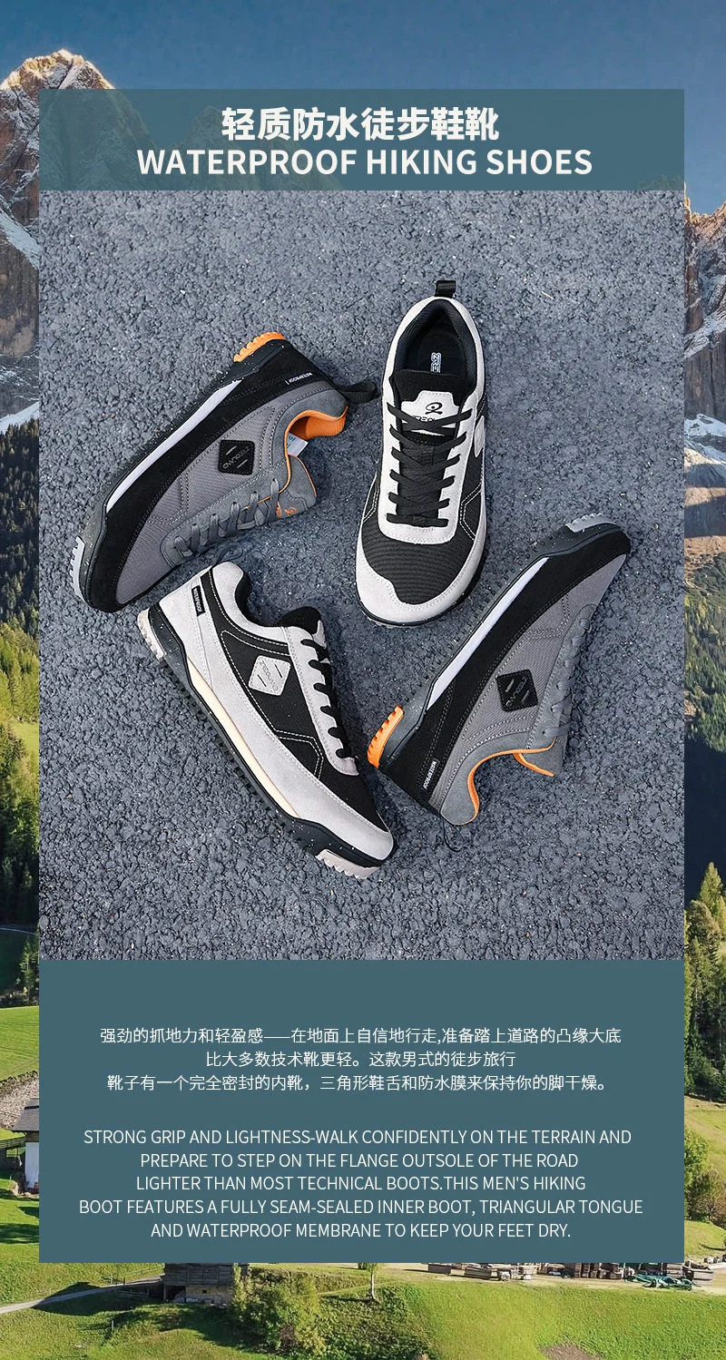 Fashion Sneakers Hiking Shoes Hiking Shoes 2025 Hiking Shoes Neutral Outdoor Hiking Sports Hiking Shoes Non-Slip Camping Shoes