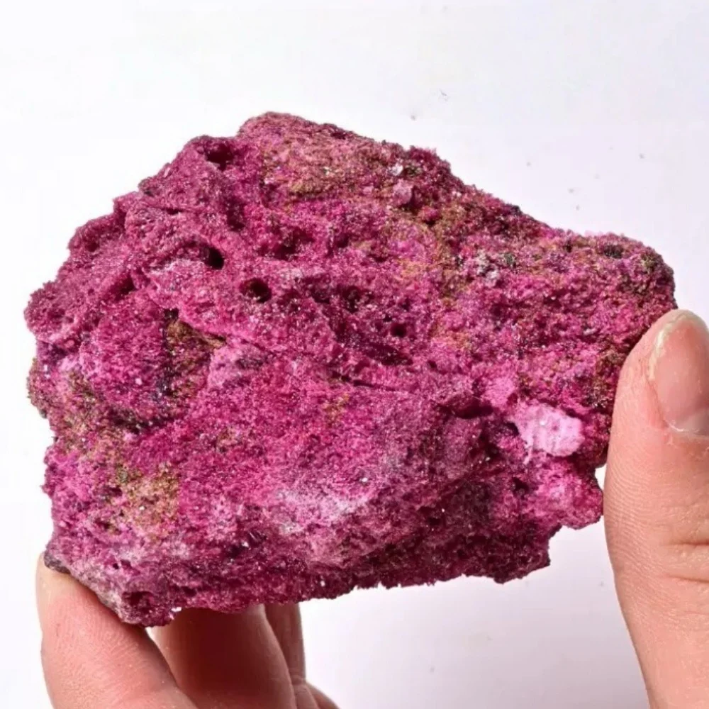 Natural Red Corundum Ruby Specimen Gemstones Teaching Mineral Energy Crystal Raw Stone Incense Burner Aromatherapy Home Decor