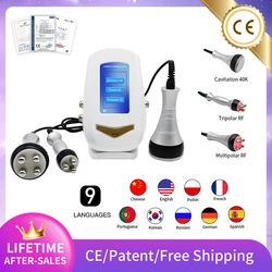 Body Slimming 40K Cavitation Ultrasonic Weight Loss Beaty Radio Frequency  Machine Skin Tighten Anti-wrinkle Skin Rejuvenation