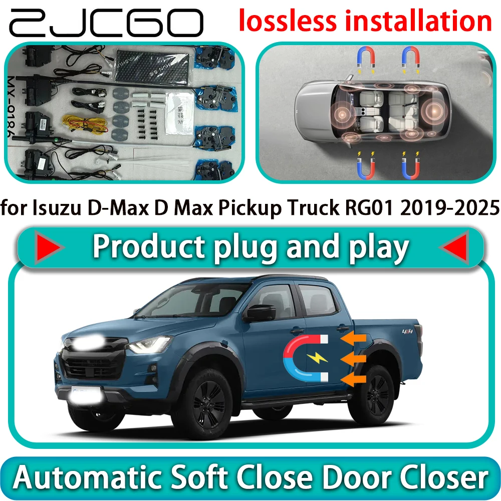 

for Isuzu D-Max D Max Pickup Truck RG01 2019-2025 OEM Auto Pull Soft Close Door Kit Power Latch Door Catch Soft Closing Assist