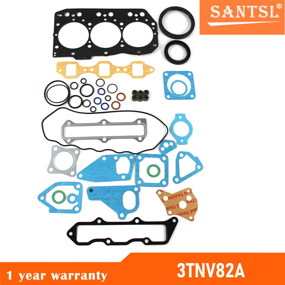 Full Overhaul Gasket Kit 3TNV82 3TNV82A Set For Yanmar Engine Kobelco Excavator Auto Parts