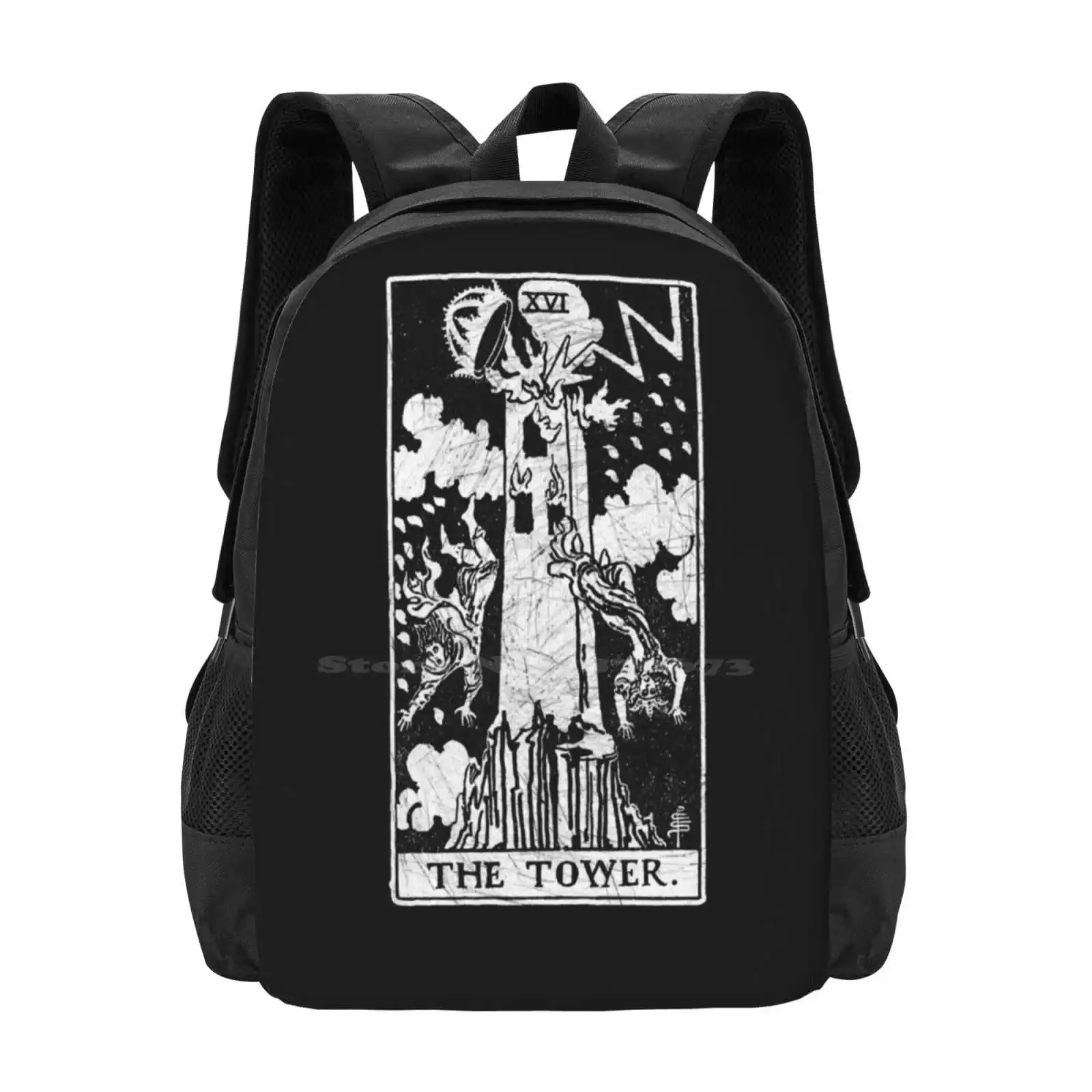 

Карты Таро Tower-Major Arcana-Fortune Telling-Occult Новые поступления Сумки унисекс Студенческая сумка Рюкзак Дурак Волшебник