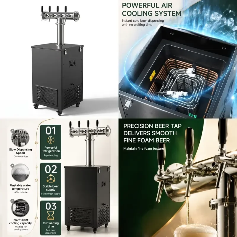 for Water-cooled Brewer Type T Suitable for Bar Service with Juice and Draft Beer Cooling Function