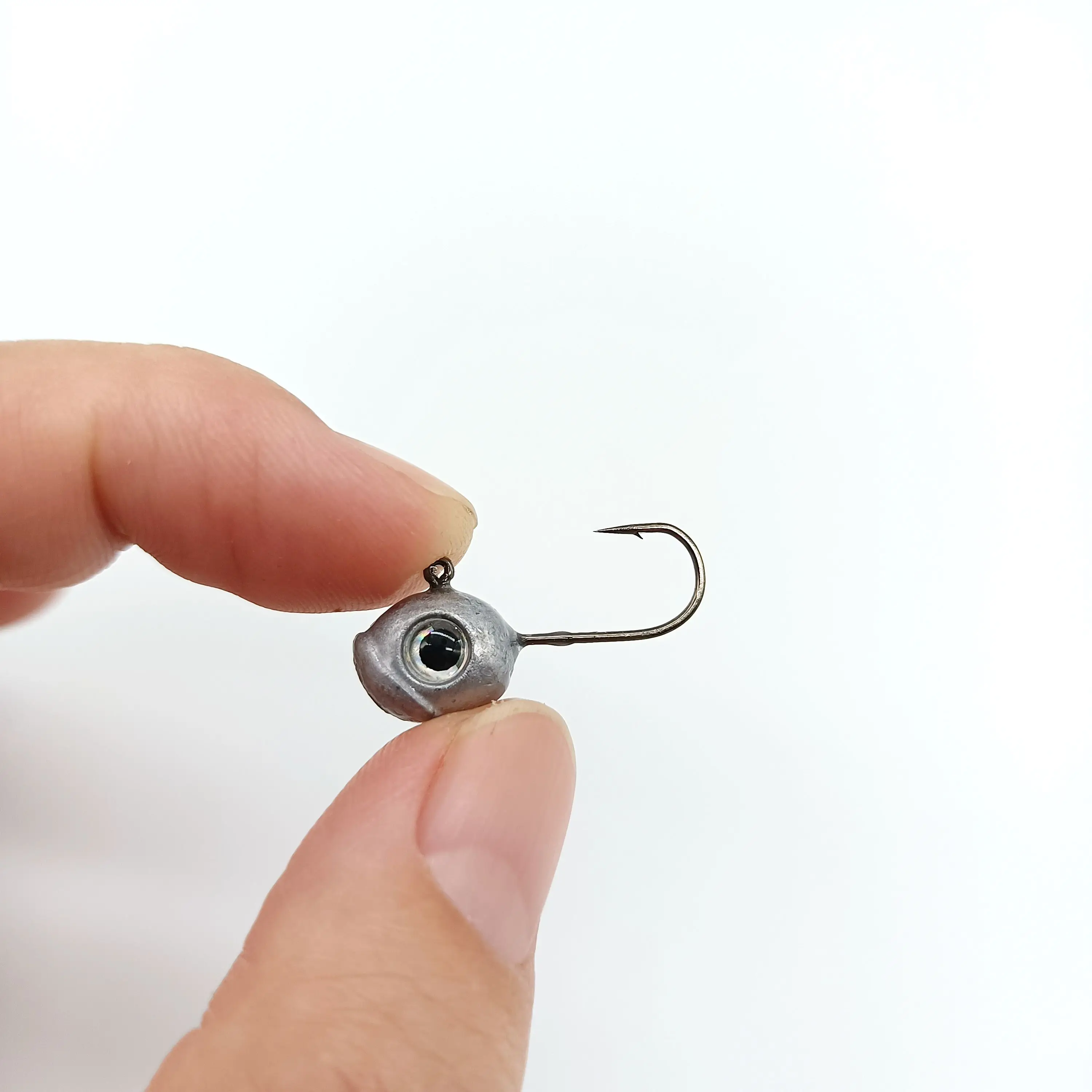DUODUOYU 5 TEILE/LOS Kleine Jig Kopf Angelhaken 1g/1,8g/3,5g Mini Weichen Wurm Haken mit Augen Isca Künstliche Angeln Zubehör – Detail 6