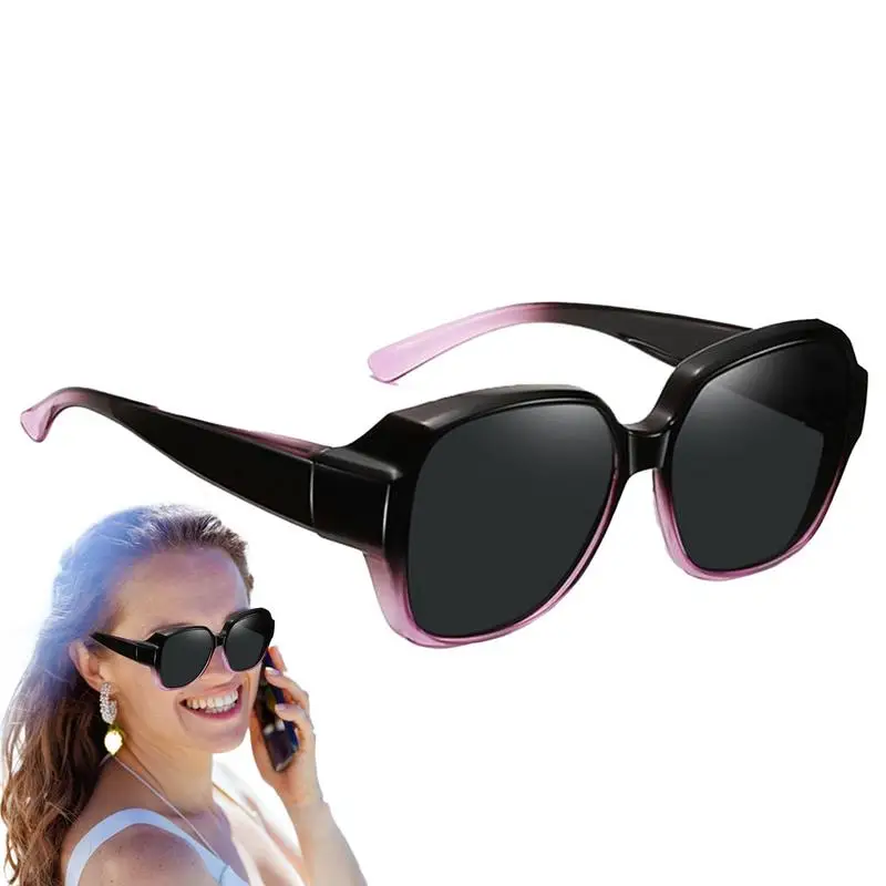 نظارات شمسية مستقطبة مناسبة فوق النظارات الشمسية، نظارات شمسية مضادة للأشعة فوق البنفسجية للجنسين، نظارات شمسية للسفر في الهواء الطلق #3