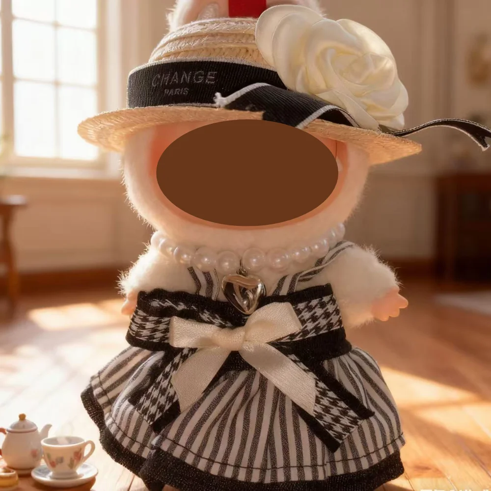 زي فستان الدمية LA BUBU مقاس 17 سم (الدمية غير متضمنة) ملابس LA BUBU، مجموعة فستان الأميرة المنقوش اللطيف من LABUBU، بما في ذلك cu #2