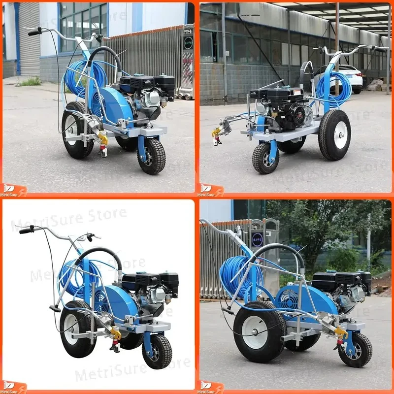 Hand Push Cold Paint Spraying for Road Marking Line Striping Equipment Pavement Marking Tool Traffic Safety Device