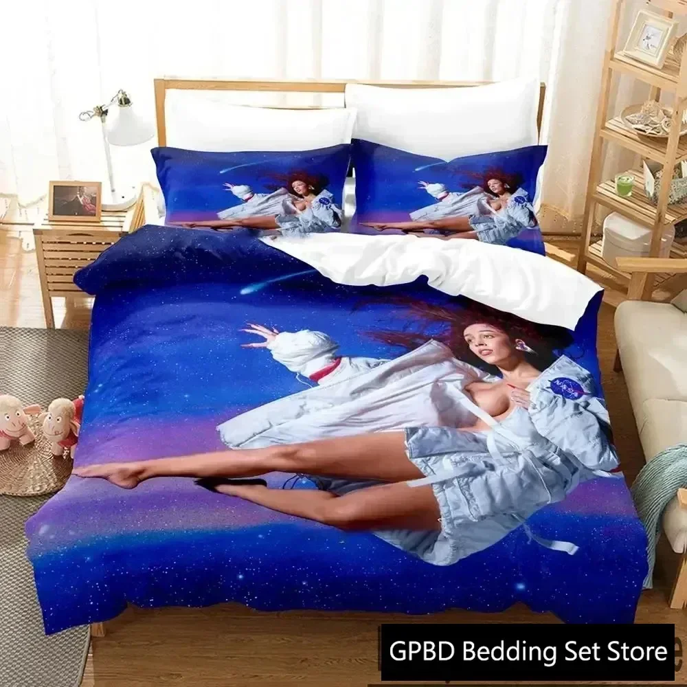 3D Print Sexy Doja Cat Bedding Set Single Twin Double Queen King Cal King Size Bed Linen Set