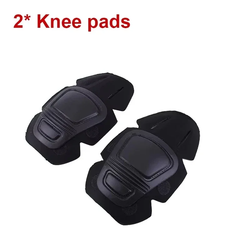 

Tactical Protective Knee & Elbow Pads, Outdoor Camouflage Gear, Hunting Insert Type Soft Pad for Military Combat Use
