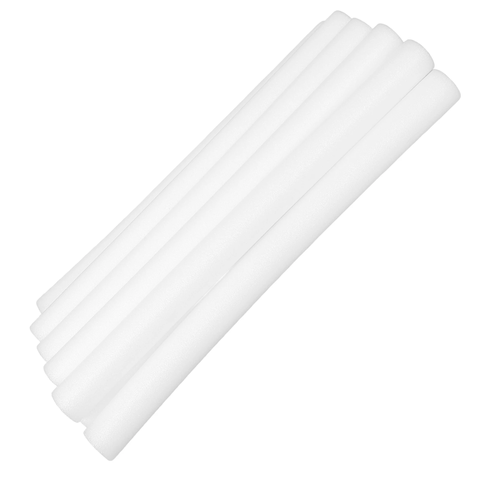 

10 Pcs 4cm Diameter Solid Pearl Cotton Tube Liners 51cm Long White Foam Rods for Packing Delivery Insert Protection
