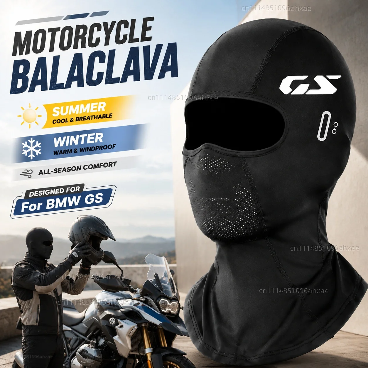 For R1300GS R 1300 GS GS1300 1300GS ADVENTURE ADV Motorcycle Balaclava Summer Glasses Face Breathable Hole Winter Warm