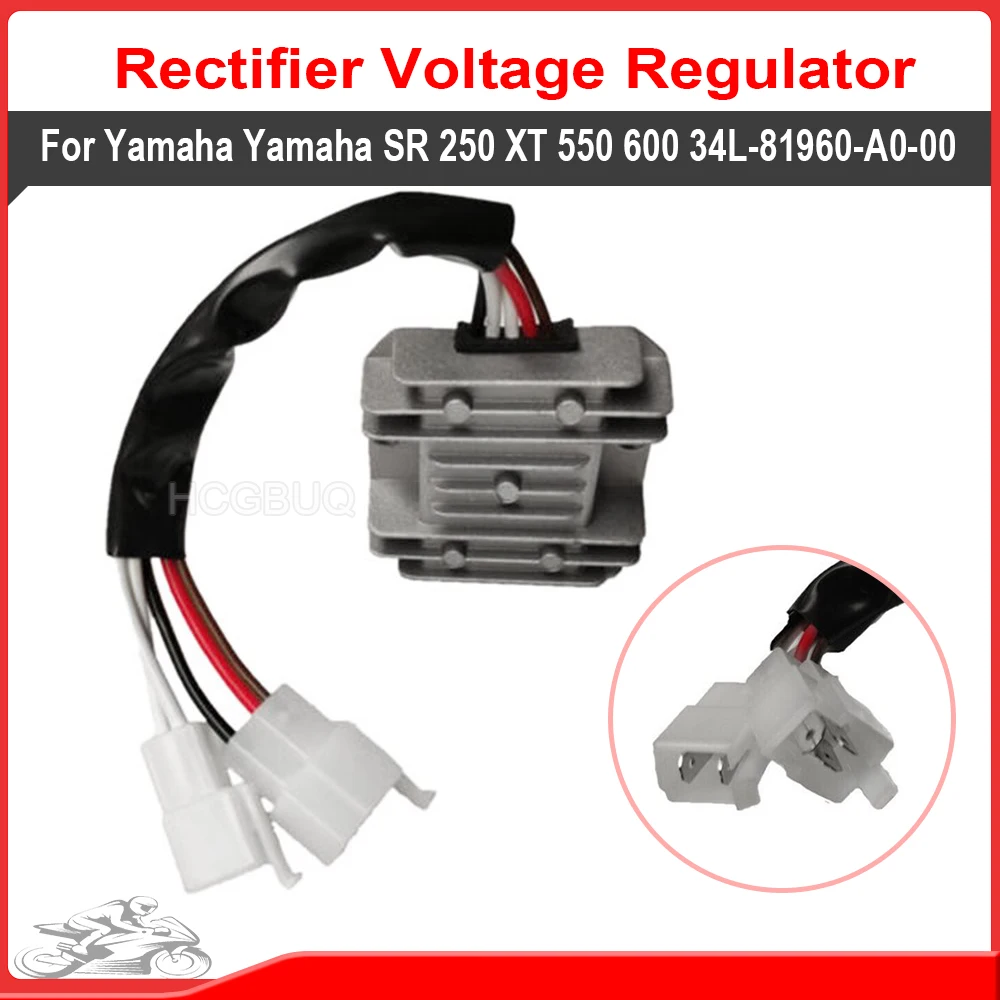 3Y6-81960-A0-00 Motorcycle Voltage Rectifier Regulator For Yamaha SR250G SR250TH SR250H SR250J SR250 XT550 XT600 34L-81960-A0-00