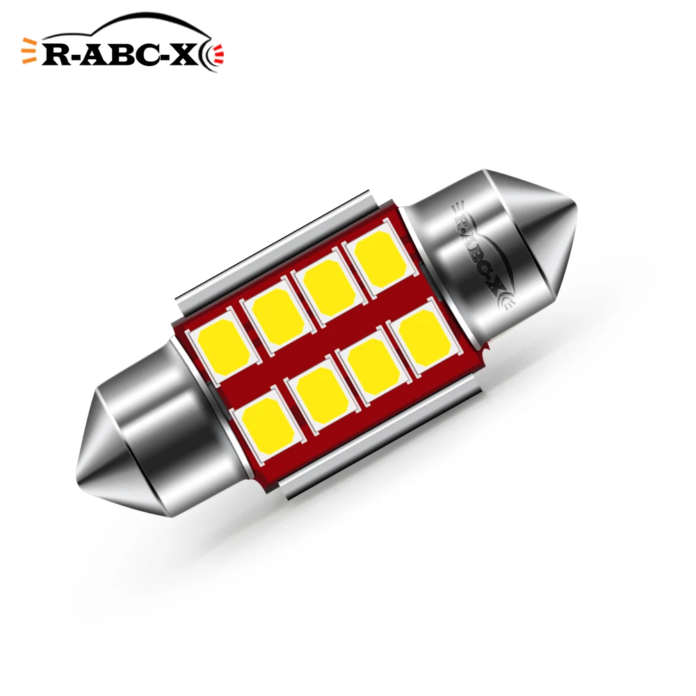 

6000K Canbus LED Car Festoon Reading Light Bulb 6V 12V C5W C10W 31mm 36mm 39mm 41mm for Auto Interior Dome Trunk Door