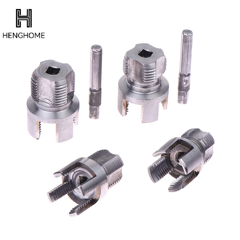 

1pc/1set 1/2" 3/4" PPR Threader Integrated Internal External Pipe Threading Tool Electric Drill Compatible PVC Pipe Threader Kit