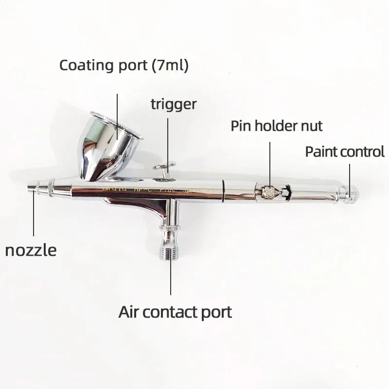 IWOTA-Pluma pulverizadora neumática de doble acción, herramienta modelo, tipos de herramientas de pulverización, Japón, UE, EE. UU., pintura automotriz, HP-CP, modelo, 0,3 m