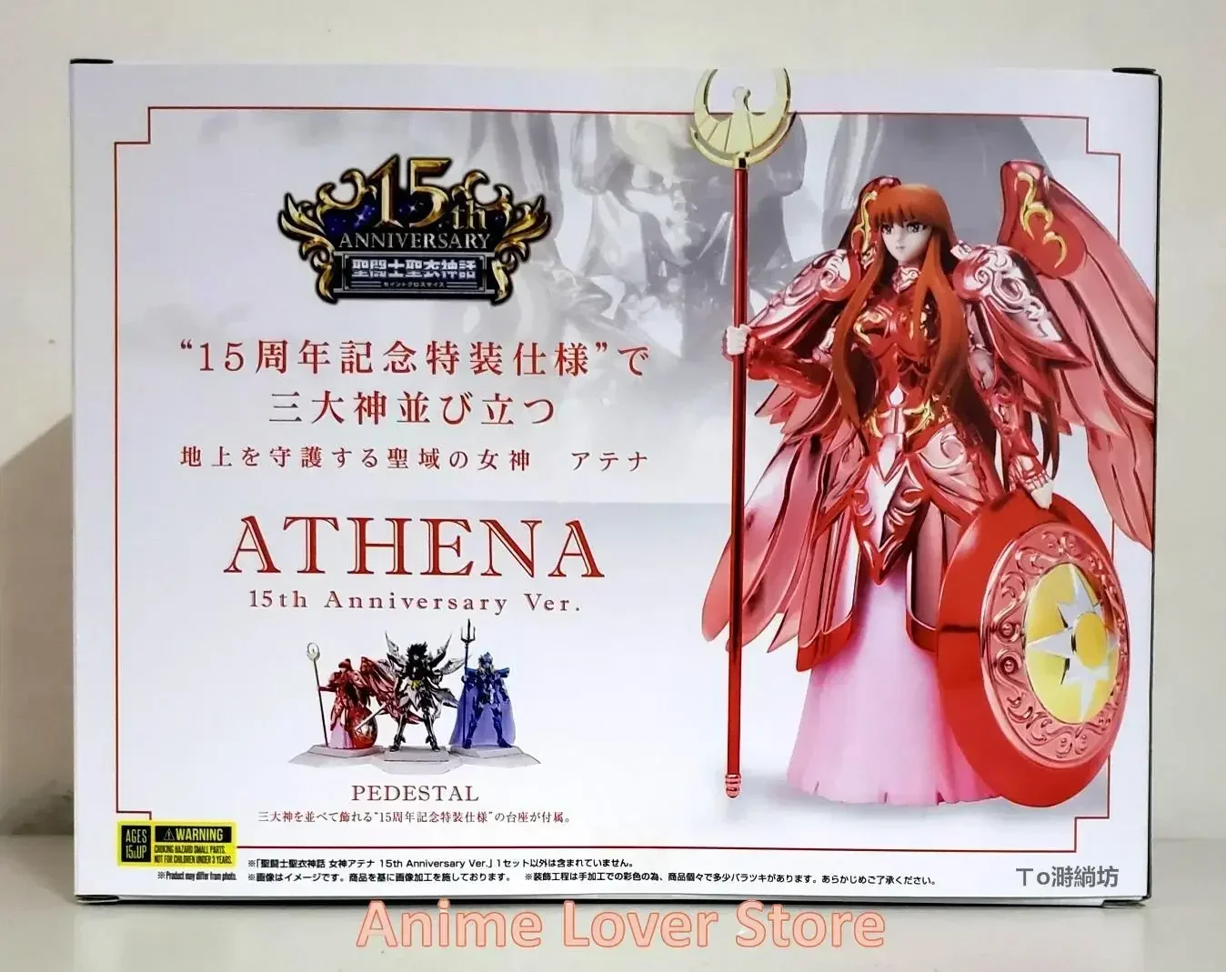 In Stock Bandai Original Saint Seiya Cloth Myth 15th Anniversary Athena  Anime Action Figures Toys for Kids Gift