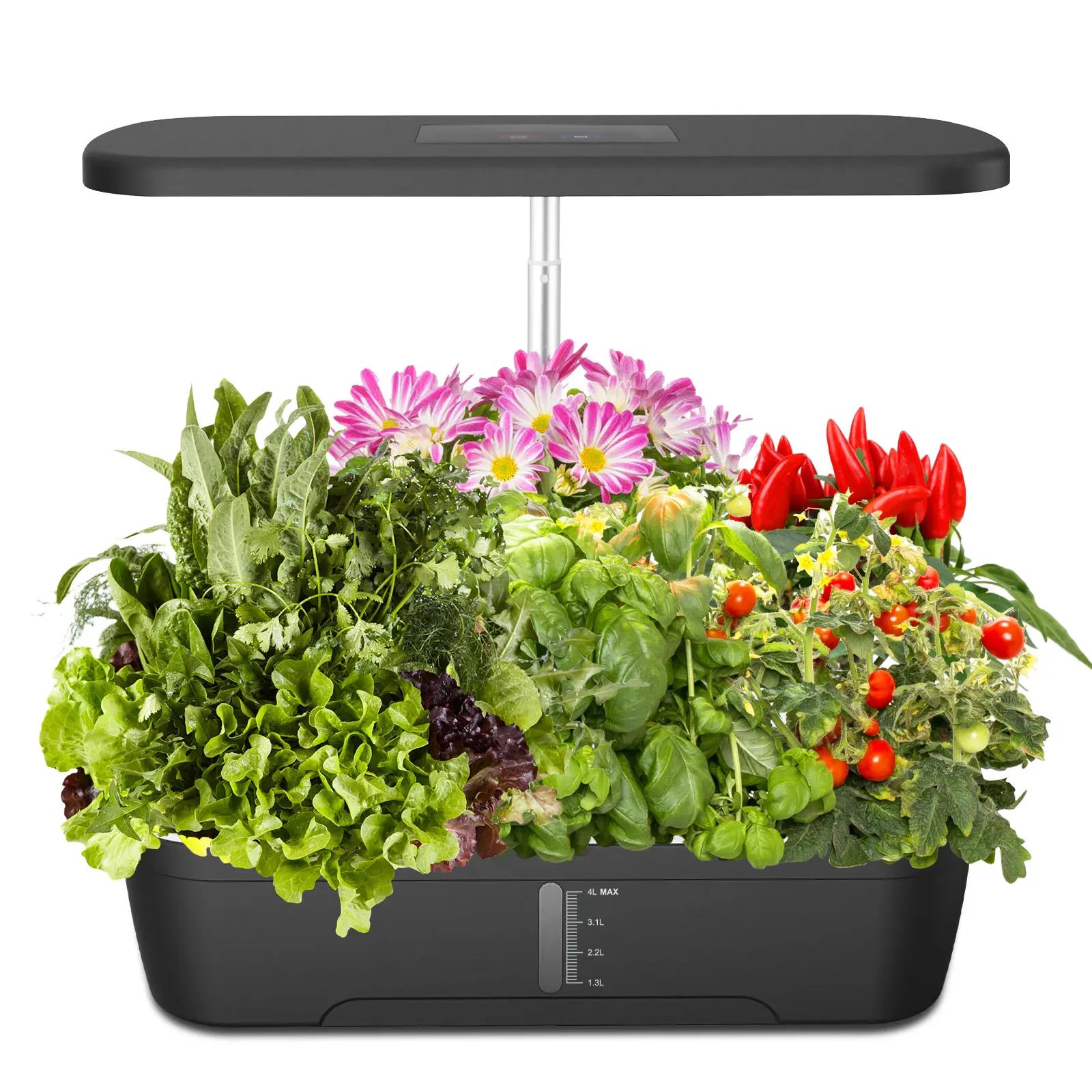 

Свет для роста растений Умная 12-луночная система роста растений Системы гидропоники с дисплеем