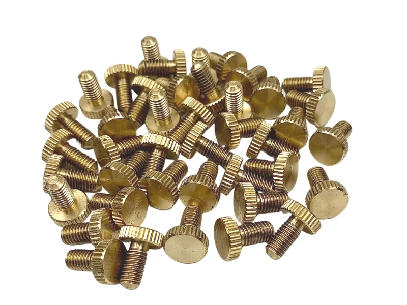 30 Pcs Solid Brass Guitar Double System Tremolo Bridge Saddle Lock String Screws Fine Tuning Mounting Screws Fit Floyd Rose