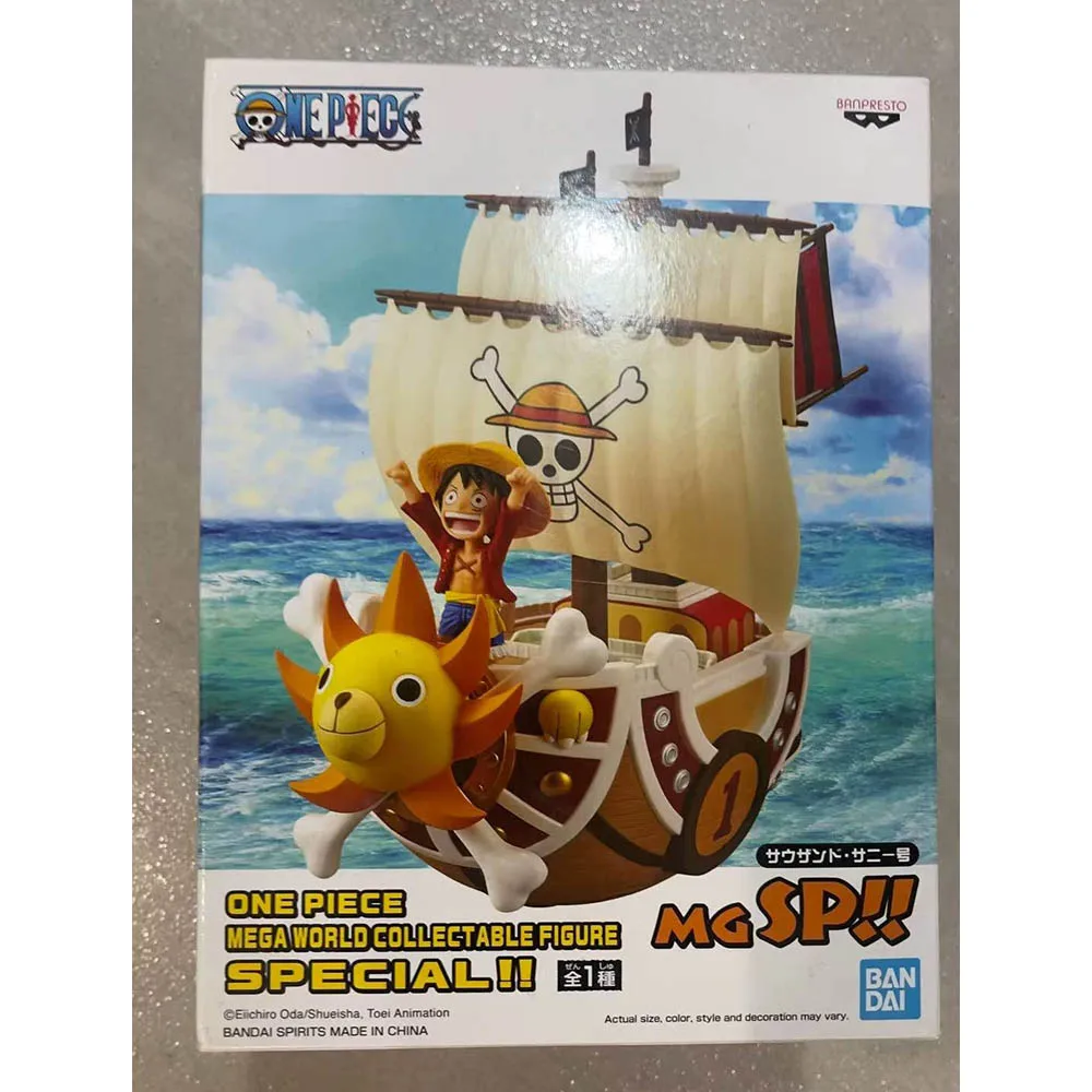 

Цельная аниме-фигурка Thousand Sunny Mega World, Коллекционная модель игрушки BANDAI Banpresto, оригинальная коробка, специальное издание