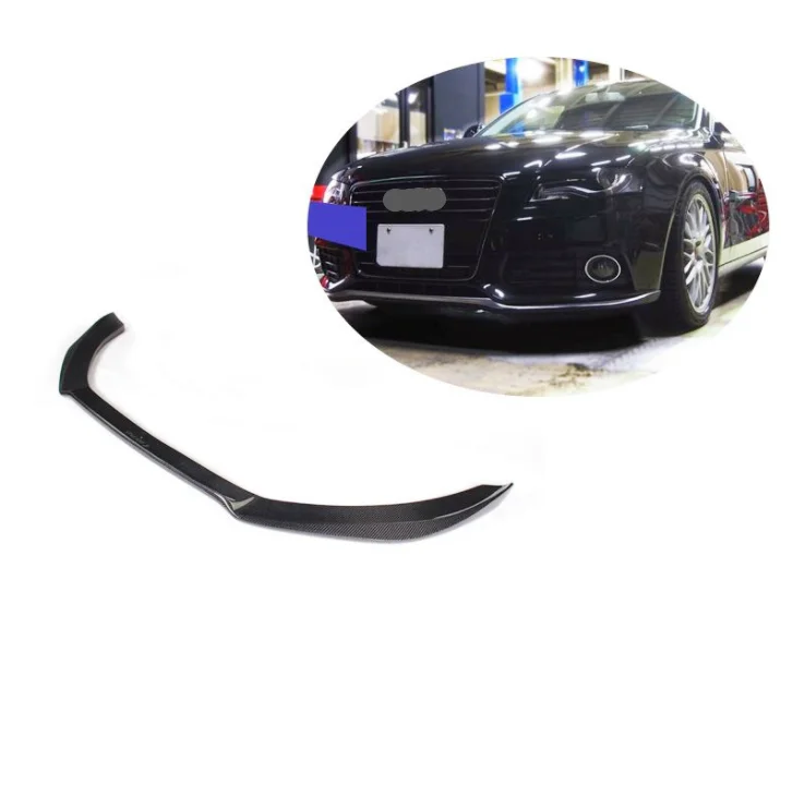 

Automotive Parts Carbon Fiber Car Front Bumper Lip For Audi A4 B8 Upgrade STVBEK Style Front Lip 2008-2012