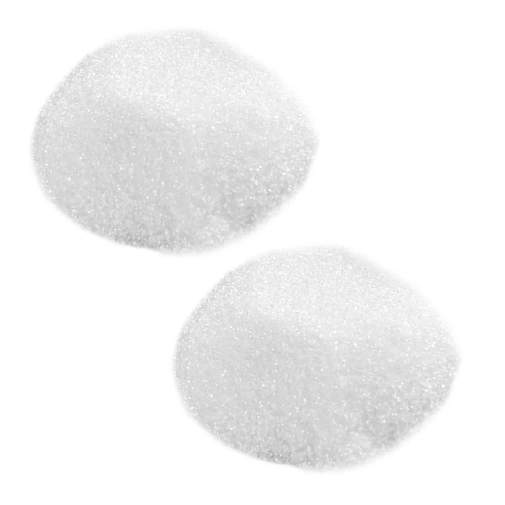 2 Pack Simulated White Sugar Model Toys Other Food Decorative Fake Granulated Plastic Multi-function