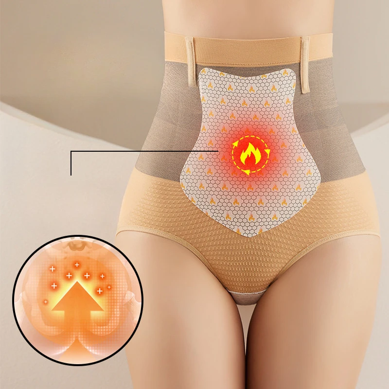 Women's High Waist Belly Slimming Panties Winter High Waisted Compression Pants Butt-lifting Non-trace Warm Underwear Lingerie image 2