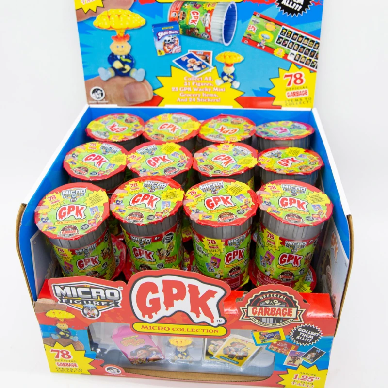 GPK Micro Figures Surprise Blind Box Toys Garbage Pail Mini Quirky Dolls Miniaturized Doll Party Ornaments Kids Birthday Gifts