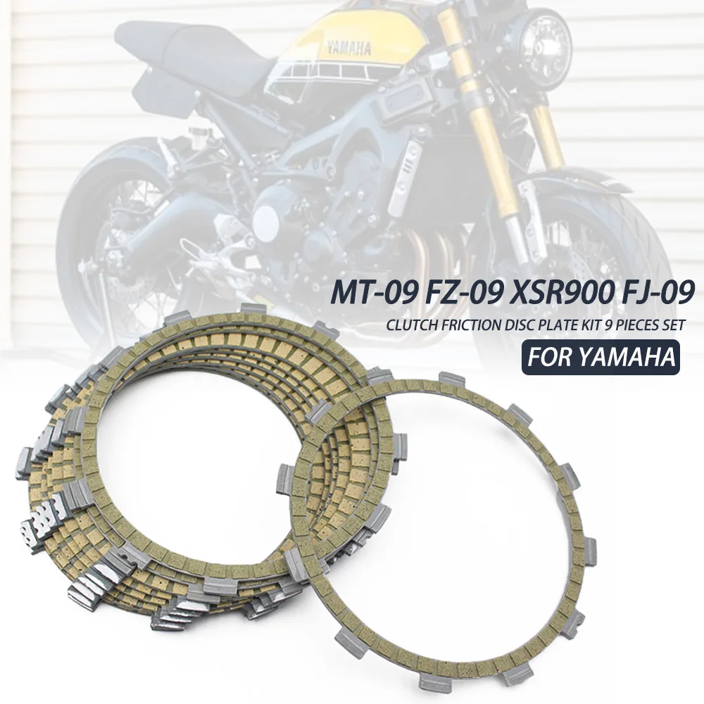 For Yamaha Street FZ-09 201402016 MT 09 MT09 MT09A MT09SP MT09TRA 2015 2018 YZF R1 2009 2014 Clutch Friction Plate Kit