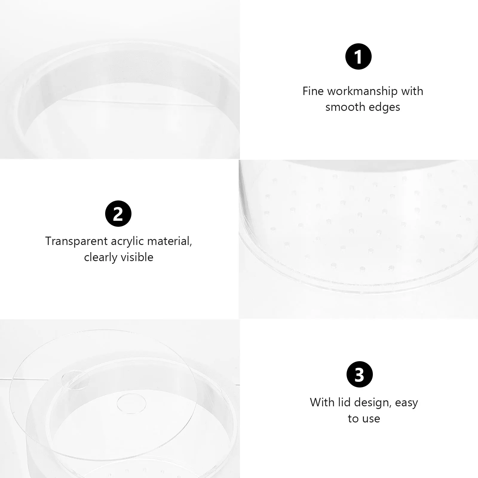 

Floating Acrylic Hatching Box For Small Fish Breeding Aquarium Tank Isolation Small Fish Container Transparent