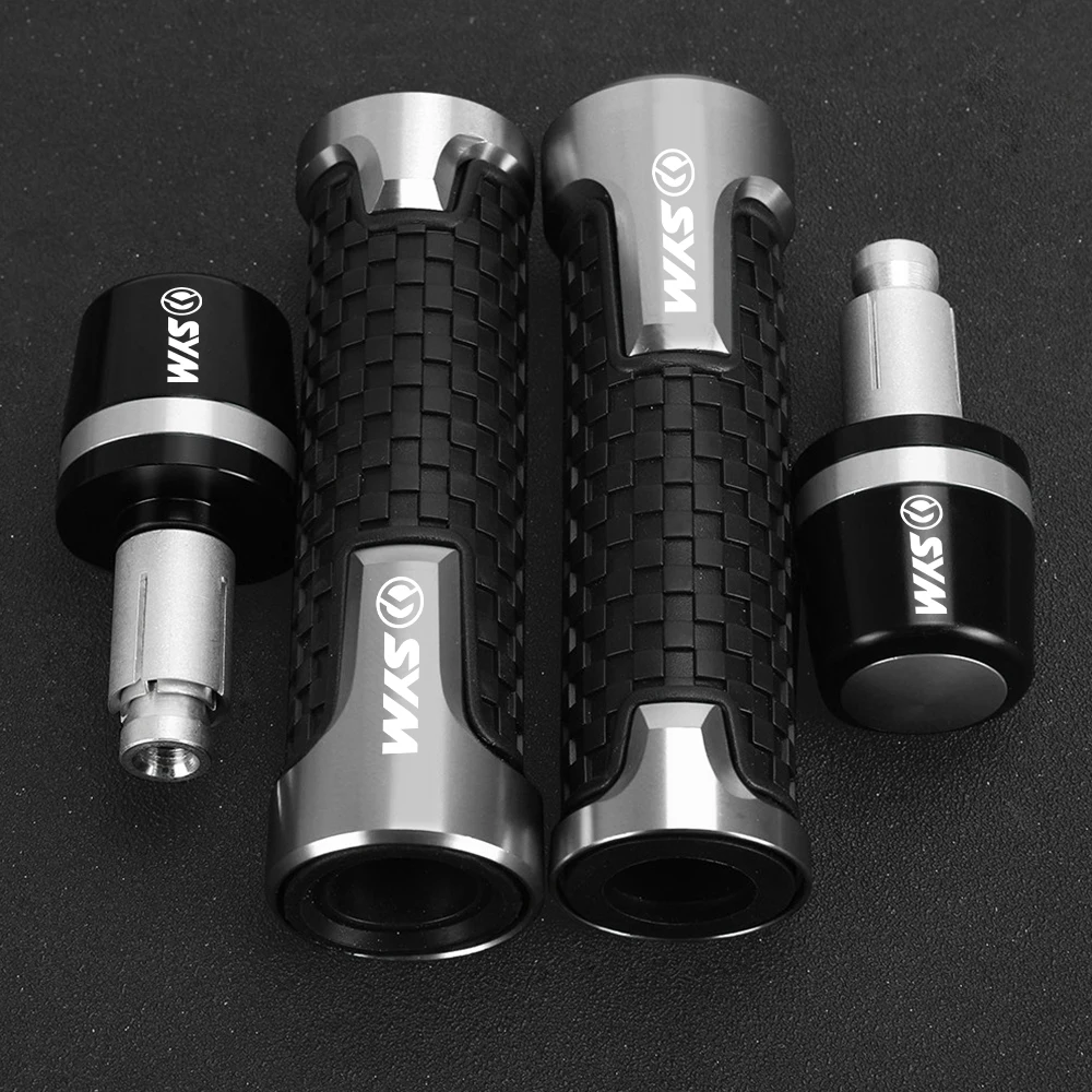 For SYM Maxsym 400 600i TL 500 Joyrides CRUISYM 300 Joymax Z 125 200 250 300 GTS 250i 300i T3 Handlebar Grips Bar End Plug Caps