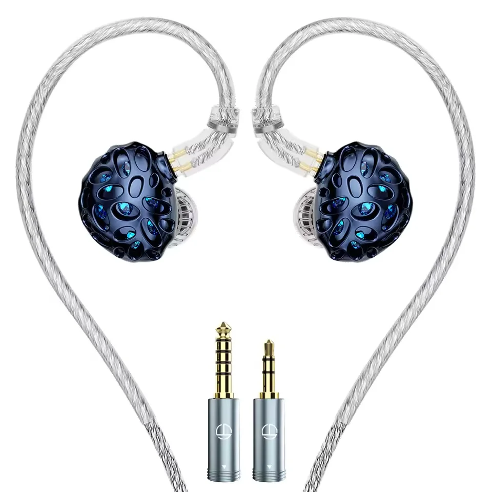 2025 TRN Whale Shark 3DD+Planar Dynamic Hybrid HiFi Music Monitor Audiophiles In Ear Earphones Computer Gaming Earphones