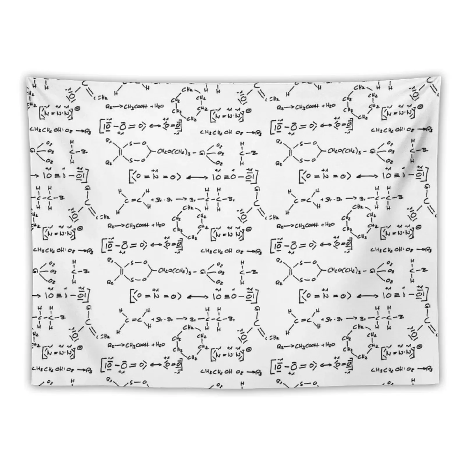 Chemical formula writing Tapestry Home Decoration For Bedroom Tapestry