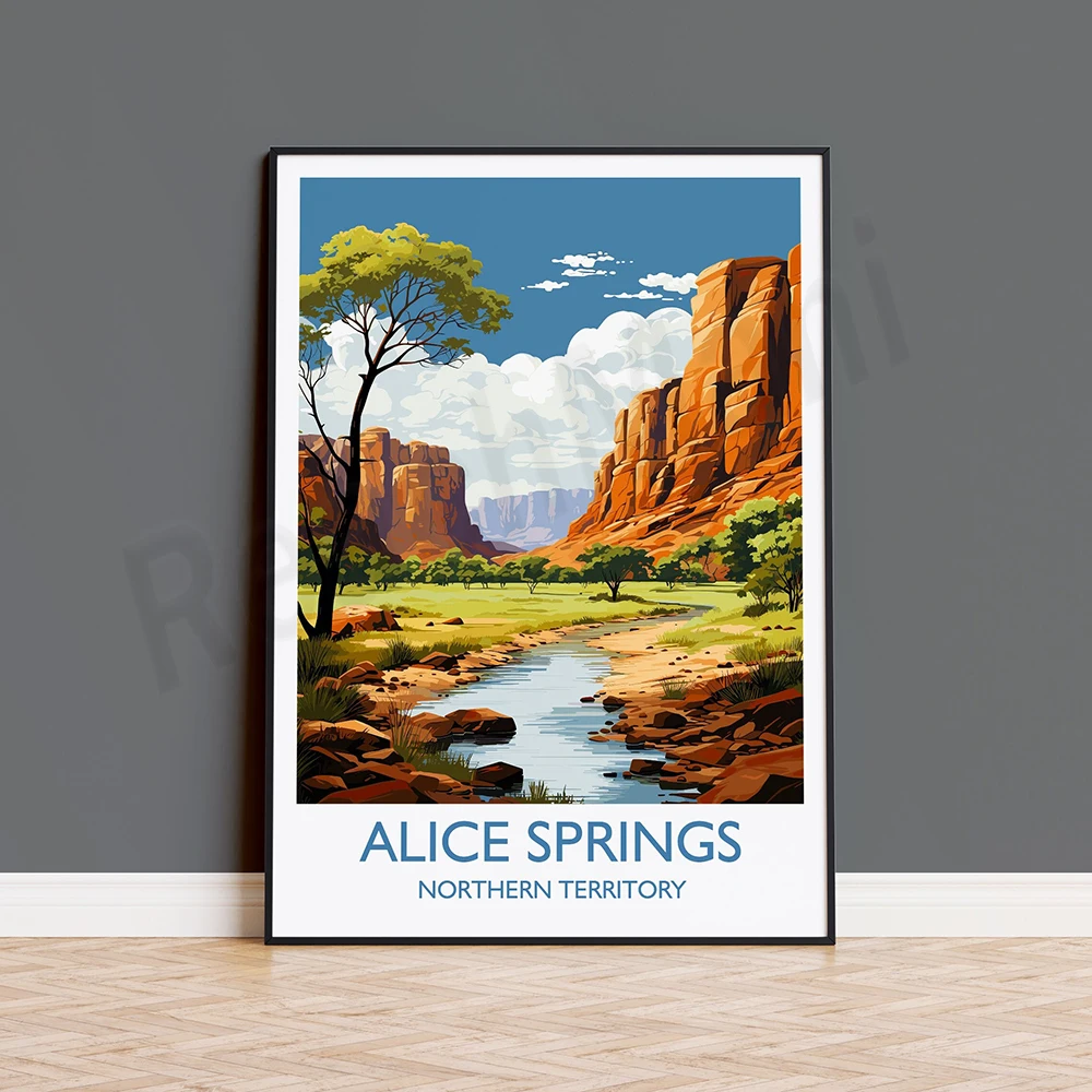 

Malaga, Kenya, Massachusetts, Grindelwald, Niagara Falls, Torremolinos, Lake Windermere, Alice Springs, Boston travel poster