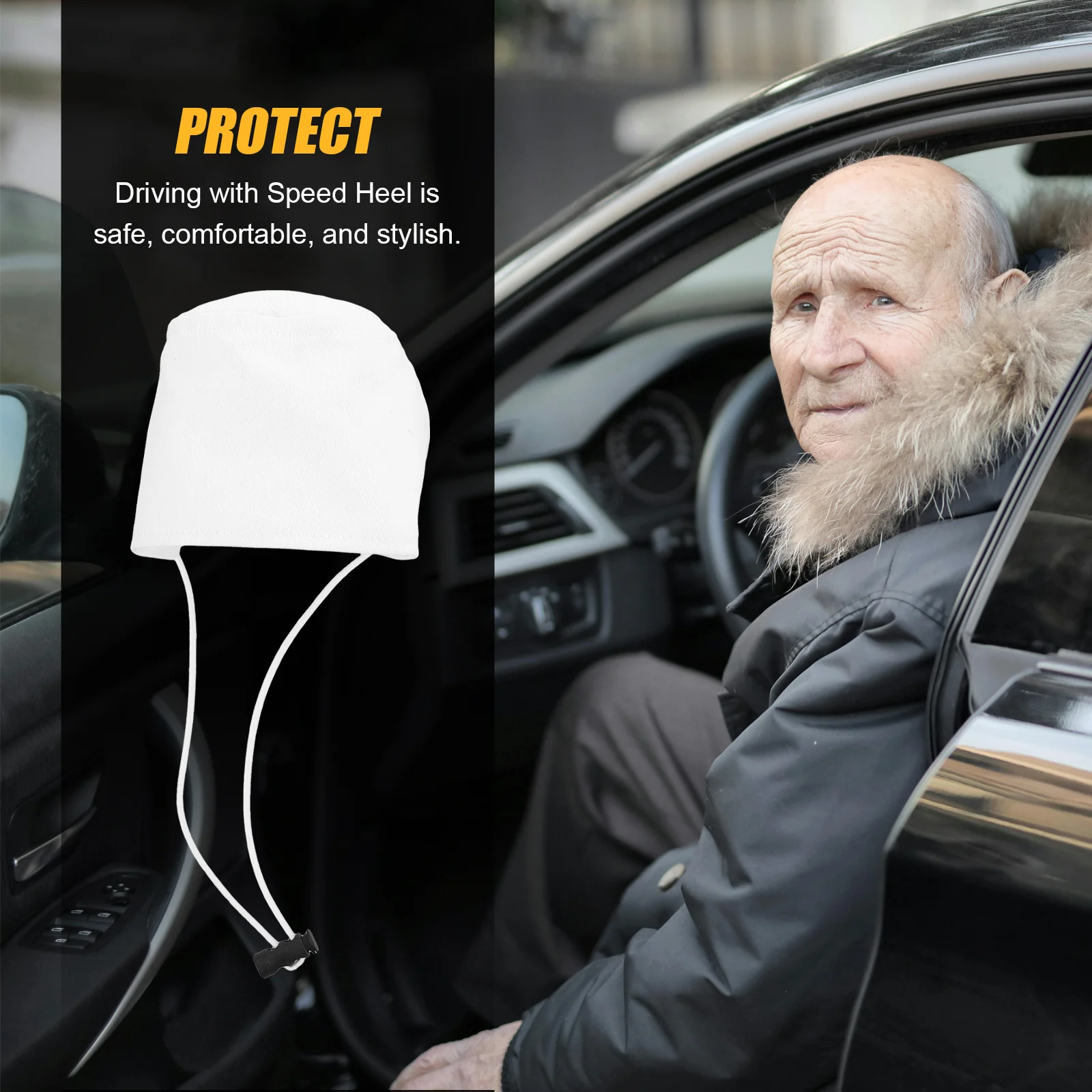 2Pcs Durable Cloth Heel Protectors Adjustable Shoe Heel Covers Shoe Protector Covers for Driving Shoes Protector