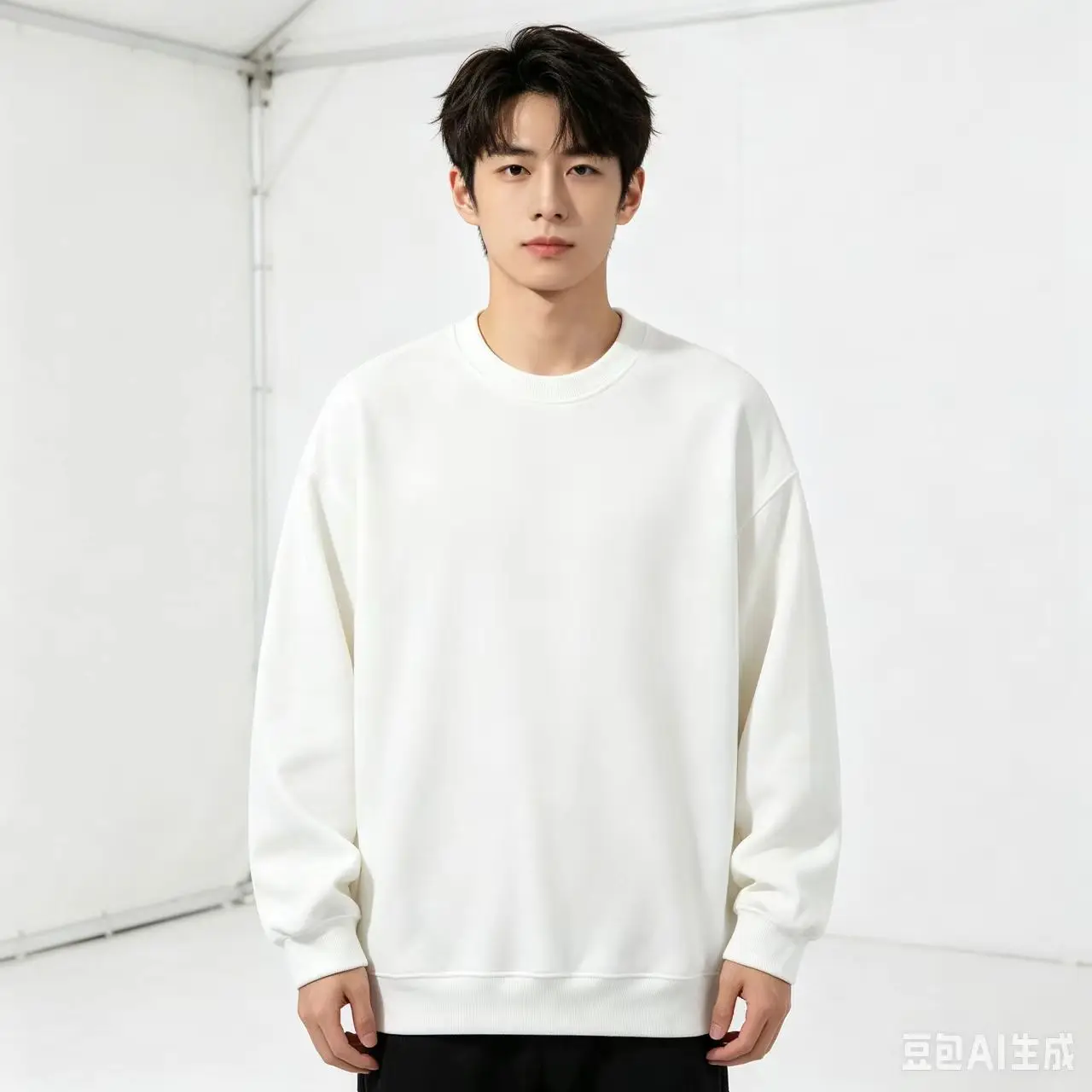 Heavyweight pure cotton, thick and structured, not easy to deform; 100% pure cotton, skin-friendly, breathable, and not stuffy