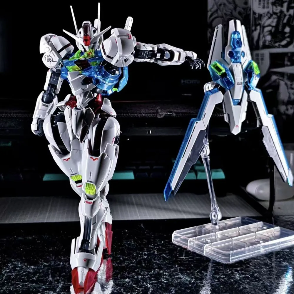 

FM 1/100 Aerial Witch From Mercury Clear Parts Action Figure Anime Mecha Model Kit Assembly Robot Toy Boy Collectible DIY Gift