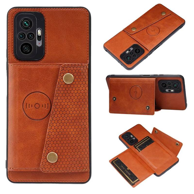 PU Leather Flip Case For Xiaomi Redmi Note 11 11S 10 9 8 Mi 13 12T 11T POCO X3 X4 X5 F5 Pro F3 F4 Wallet Card Slot Holder Cover