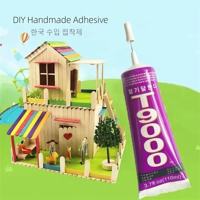 1PCS T9000 Building Block Glue Transparent Soft Multi-purpose 15/50/110ML Adhesive DIY Daily Use Glue Repair Model Toy