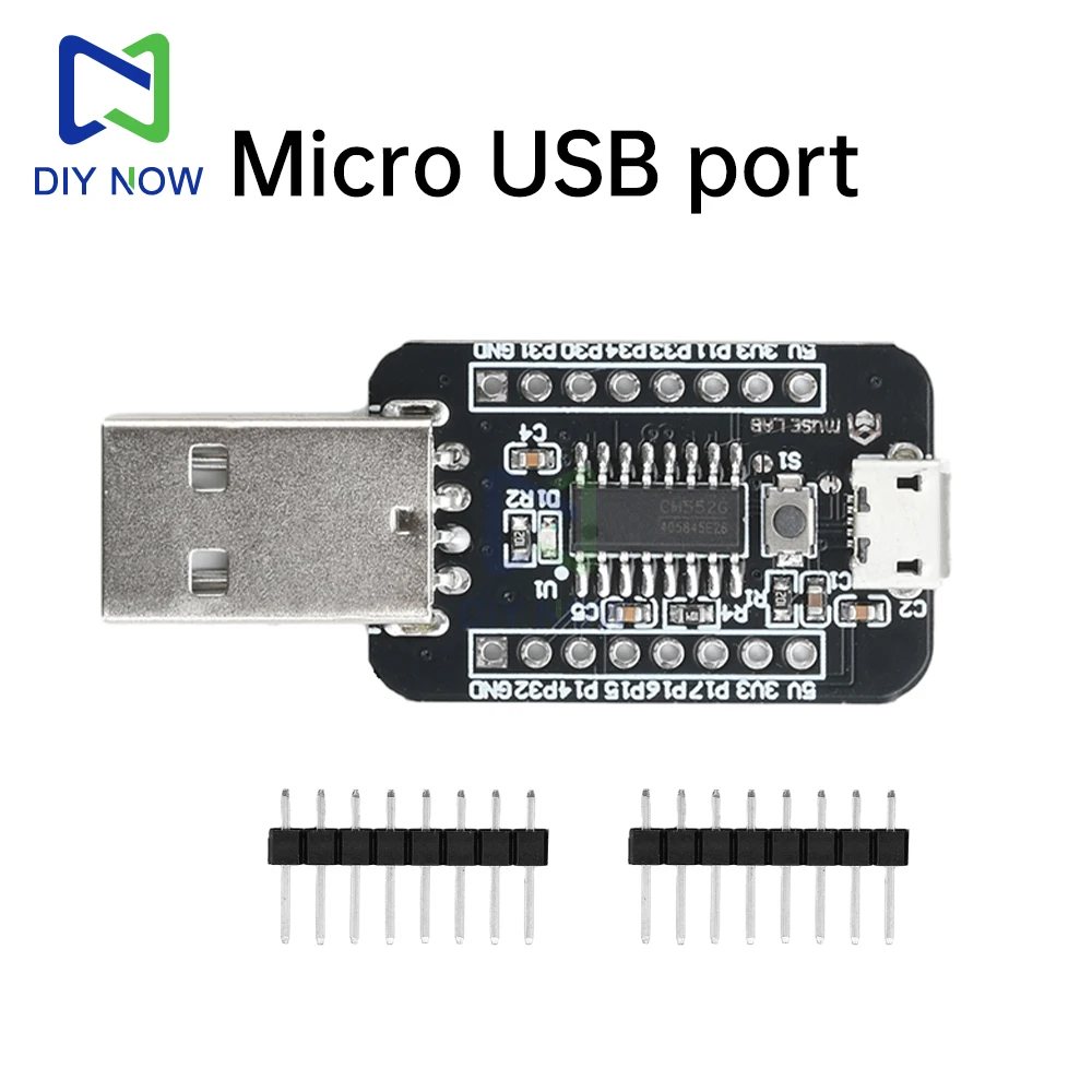 CH552 Development Board Ch552G Chip 51 Microcontroller Core Board Micro USB, Type-C, USB-A interface FOR Linux Windows